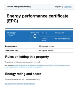 EPC Certificate
